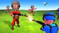 Little Commander: Red vs Blue Strategy Game