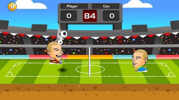 Cheerful Head Soccer Arcade Game