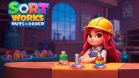 Sort Works: Nuts & Order - Color Sorting Puzzle Game