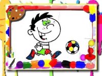 Football Coloring Time Online Game