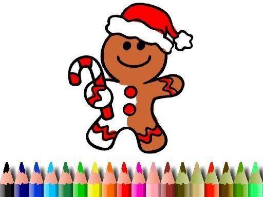 Festive Cookie Art Coloring Game