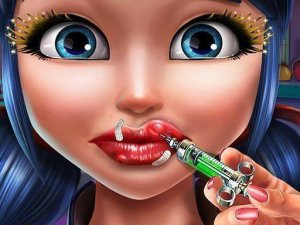 Dotted Girl Lips Injections Makeover Game - Ludoryx free online game