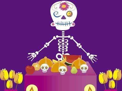 Cheerful Skeleton Memory Puzzle