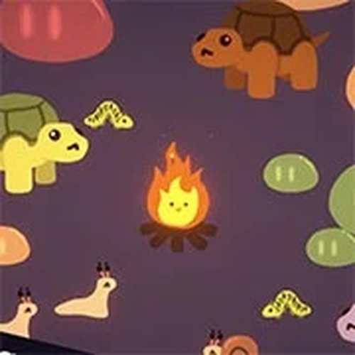 Cozy Campfire Guardian Casual Game