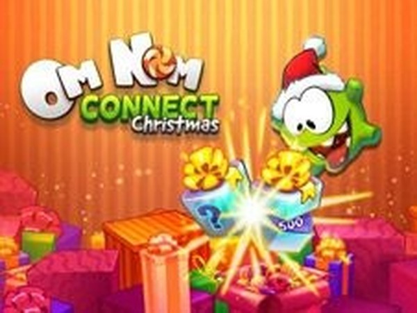 Om Nom Christmas Match Puzzle