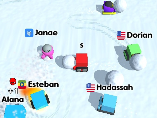 Snowball Arena .io - Multiplayer Snowball Game