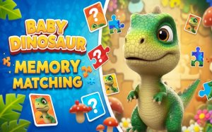 Baby Dinosaur Memory Matching Online Game - Ludoryx free online game