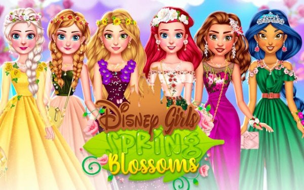 Spring Blossoms Dress Up Studio