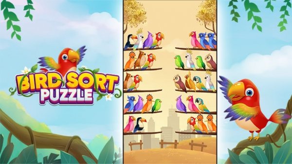 Bird Sort Puzzle: Color Matching Game